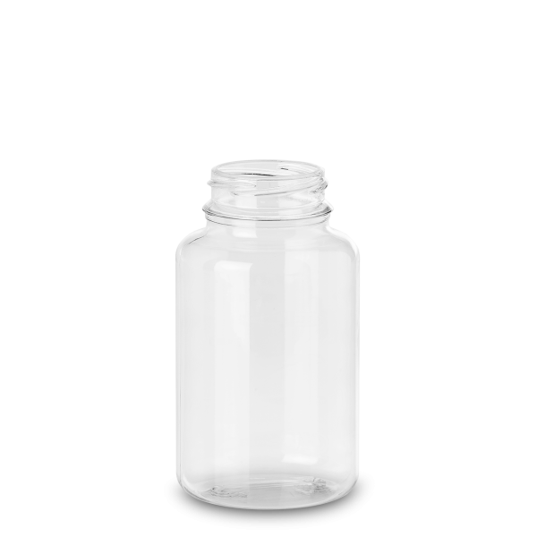 250 ml PET jar PET-G clear RD 43 cylindrical