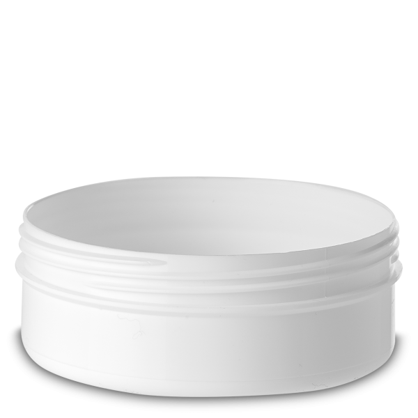 185 ml Cylindrical jar PP white RD 90 round