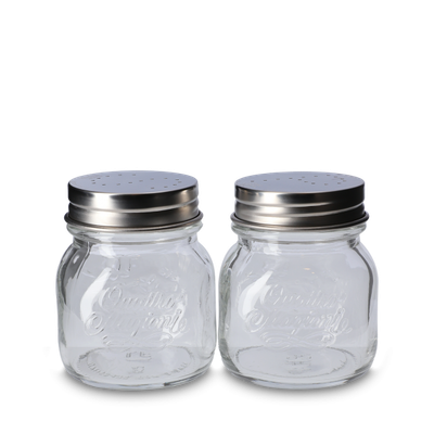 150 ml - salt &amp; pepper shakers - glass - set of 2