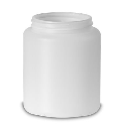 750 ml Schraubdeckeldose HDPE natur RD 80 rund