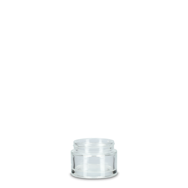 50 ml glass jar clear GL 51 round