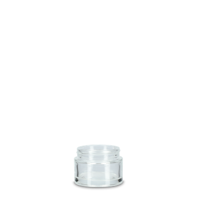 Barattolo in vetro trasparente GL 51 tondo da 50 ml