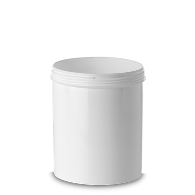 850 ml Cylindrical can PP white RD 100 round