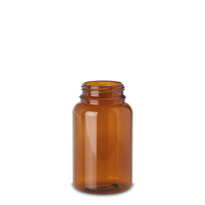 500 ml PET jar PET-G brown RD 58 cylindrical