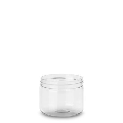 250 ml PET Dose - rund - klarsichtig