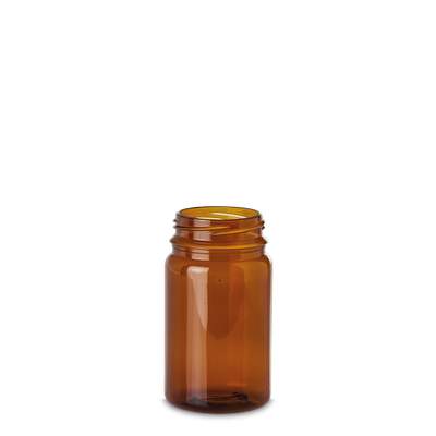 300 ml PET Dose PET-G braun RD 58 zylindrisch