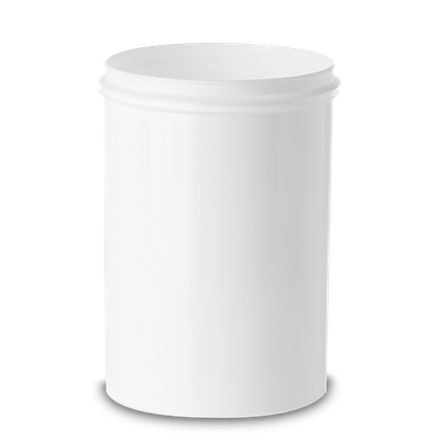 Bote originalidad 1000 ml HDPE blanco RD 100 redondo