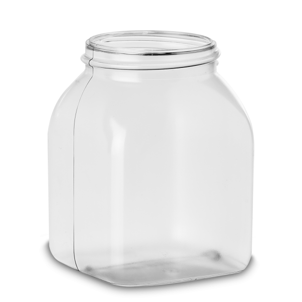 500 ml screw cap container PVC clear RD 65 square