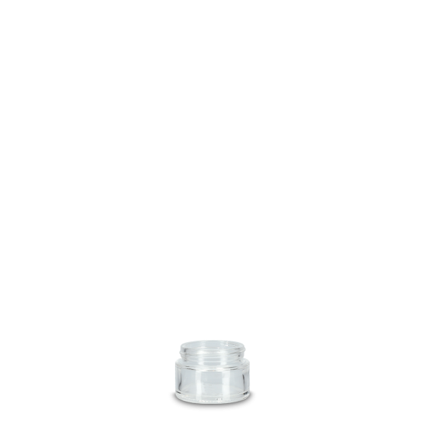 30 ml glass jar clear GL 46 round