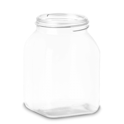 200 ml screw cap container PVC clear RD 50 square