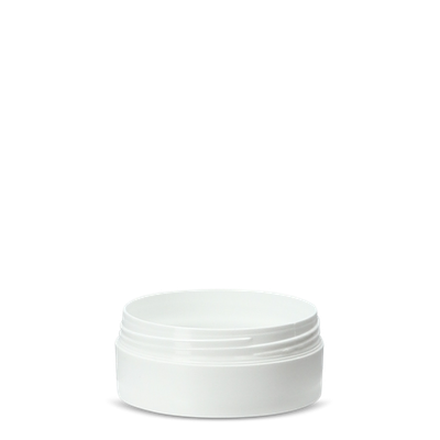 50 ml cosmetic jar PP white RD 68 round