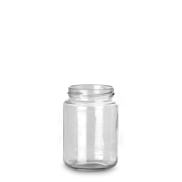 380 ml preserving jar glass clear TO 66 round