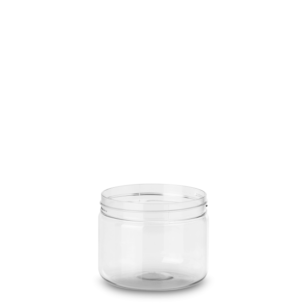250 ml PET jar PET-G clear RD 93 cylindrical