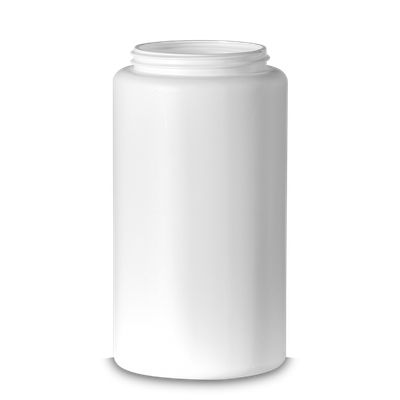 1500 ml Schraubdeckeldose HDPE weiß RD 80 rund