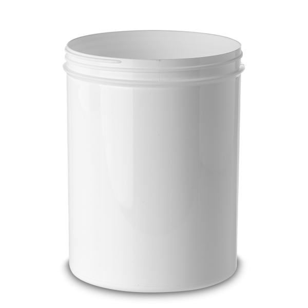 1250 ml Cylindrical can PP white RD 110 round