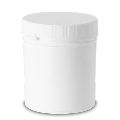 1100 ml tamper evident jar PP white RD 110 round
