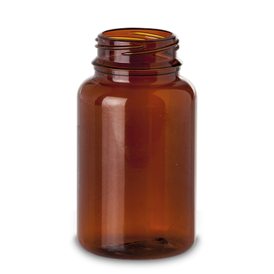 200 ml PET Dose PET-G braun RD 43 zylindrisch