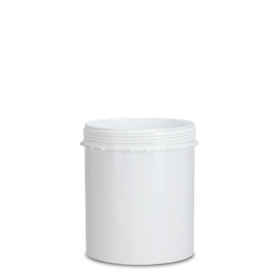 Contenitore antimanomissione da 750 ml PE bianco 100 tondo