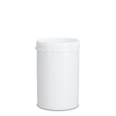 Envase a prueba de manipulaciones de 1000 ml PE blanco 100 redondo