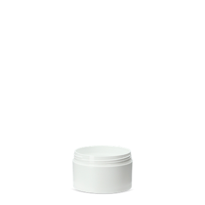 Pot crème 100 ml PP blanc RD 68 rond