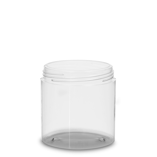 500 ml PET jar PET-G clear RD 93 cylindrical