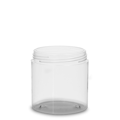 Bote PET de 500 ml PET-G transparente RD 93 cilíndrico
