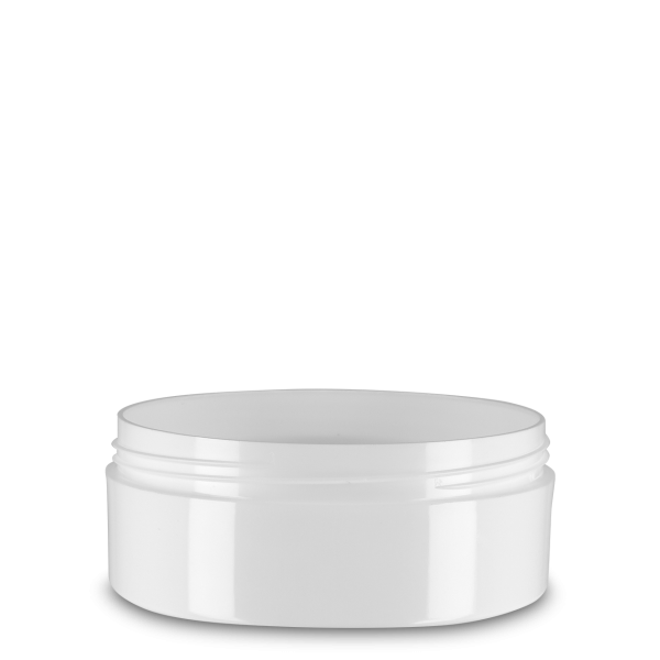 200 ml cosmetic jar Lotus &amp; Calla - white - 94 mm