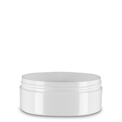 200 ml cosmetic jar Lotus &amp; Calla - white - 94 mm
