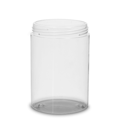 750 ml PET can PET-G clear RD 93 cylindrical