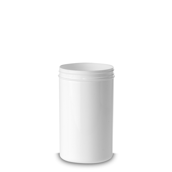 325 ml Zylindrische Dose PP weiß RD 65 rund