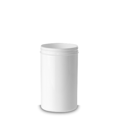 325 ml Zylindrische Dose PP weiß RD 65 rund