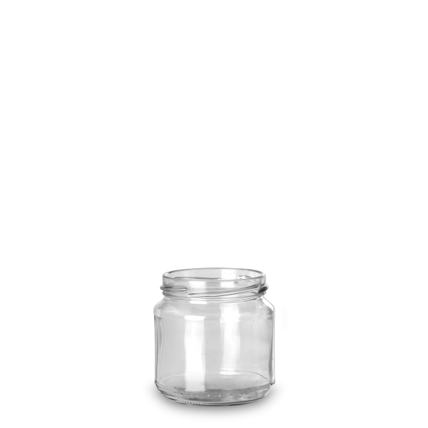 212 ml preserving jar glass clear TO 66 round