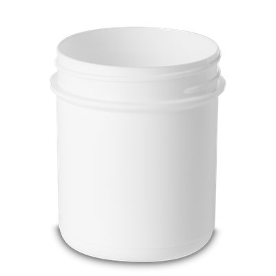 Bomboletta cilindrica da 65 ml PP bianco RD 45 tonda
