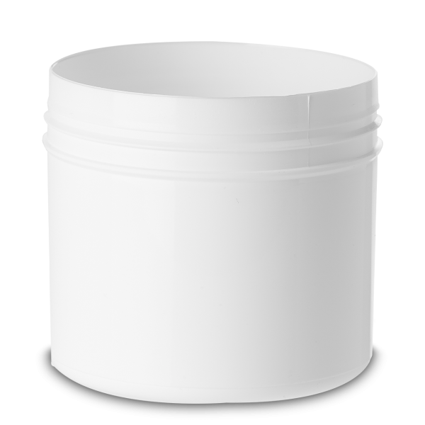 500 ml tamper evident jar PP white RD 90 round
