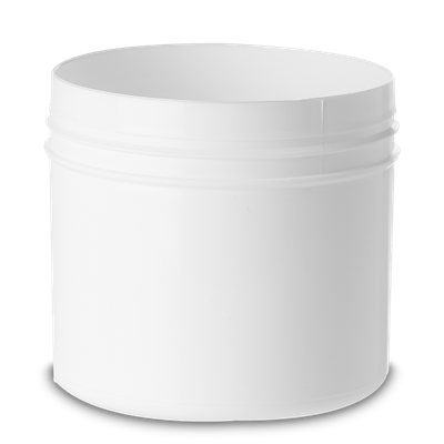 500 ml tamper evident jar PP white RD 90 round