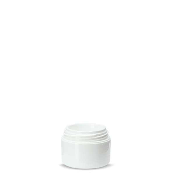 5 ml cream jar PP white RD 33 round