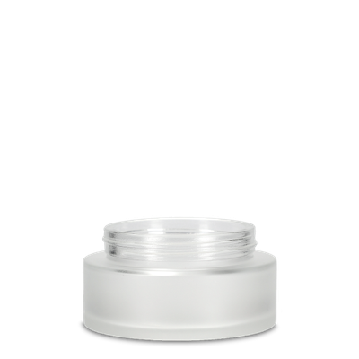 Vaso in vetro da 100 ml vetro trasparente opaco GL 80 rotondo