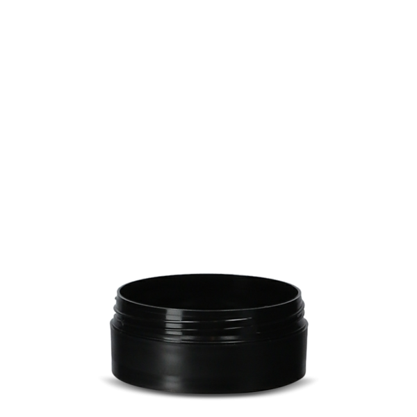 50 ml cream jar PP black RD 68 round
