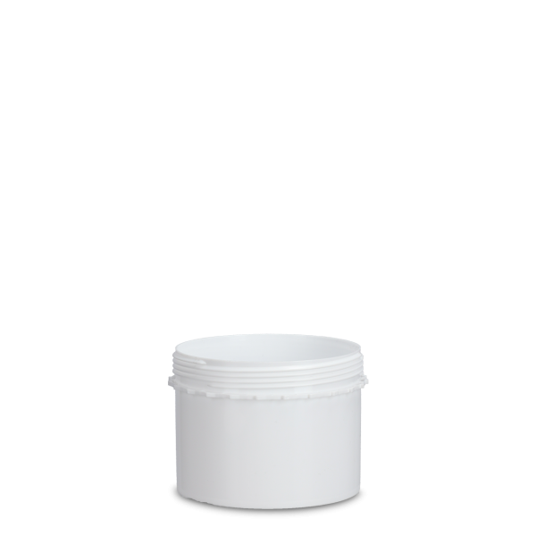 500 ml tamper evident container PE white 100 round
