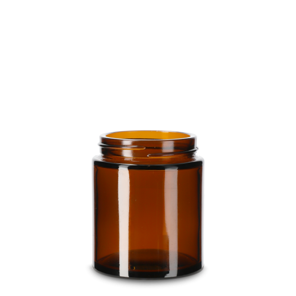 Barattolo di vetro da 100 ml vetro marrone GL 52