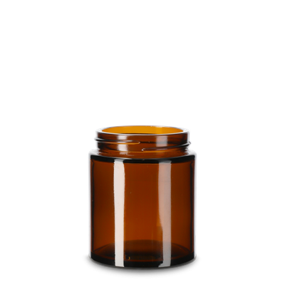 100 ml glass jar brown glass GL 52
