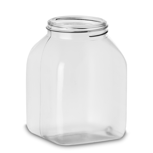 300 ml Schraubdeckeldose PVC klar RD 50 eckig