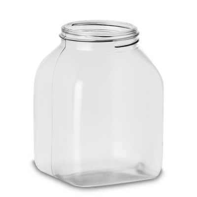 300 ml Schraubdeckeldose PVC klar RD 50 eckig