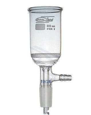 Filter funnel with glass frit 80 ml NS19/26 Frit G4