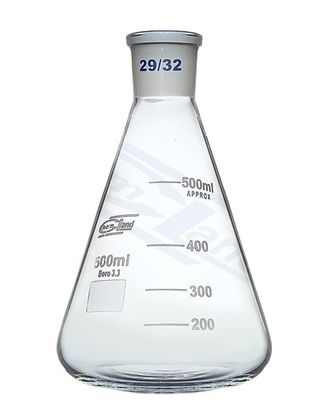 Matraccio Erlenmeyer con giunto smerigliato 3000 ml