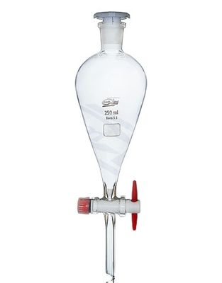 Scheidetrichter, konisch mit PTFE-Hahn 60 ml