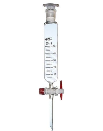 Cylindrical separatory funnel with PTFE tap 2000 ml