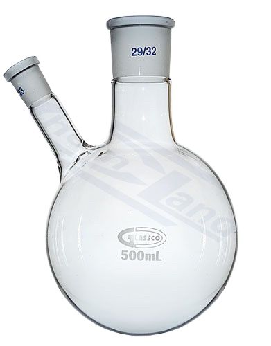 Two-neck round bottom flask 500 ml NS 29/32