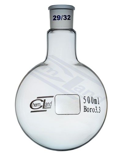Round bottom flask with standard ground joint 500 ml NS 29/32