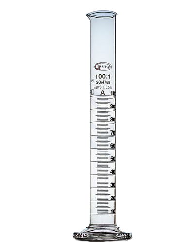 Graduated cylinder class A 25 ml